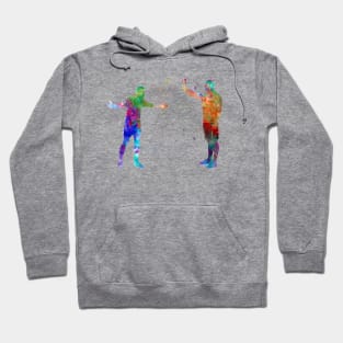 Sports referee in watercolor Hoodie